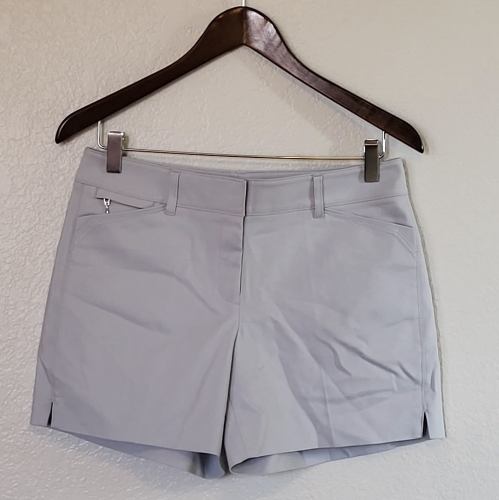 White House Black Market Light Gray Shorts Like New